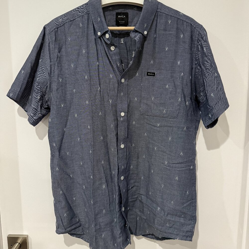 RVCA Short Sleeve Button Down Shirt